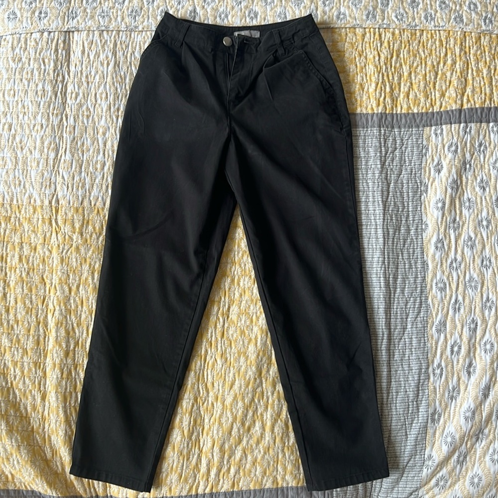 ASOS Petite Chino Pants in Black